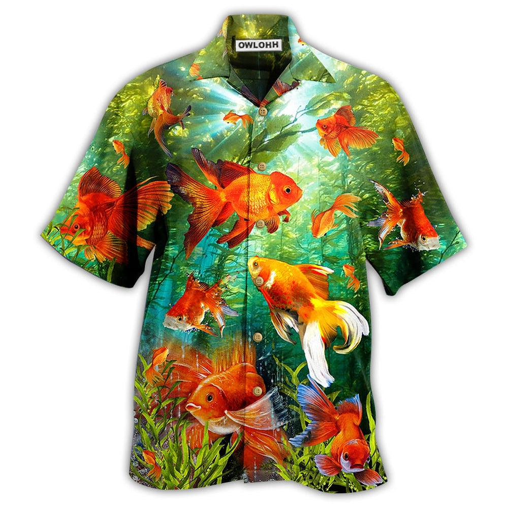 Fish Goldfish Beautiful Love It Hawaii Shirt Ha64626