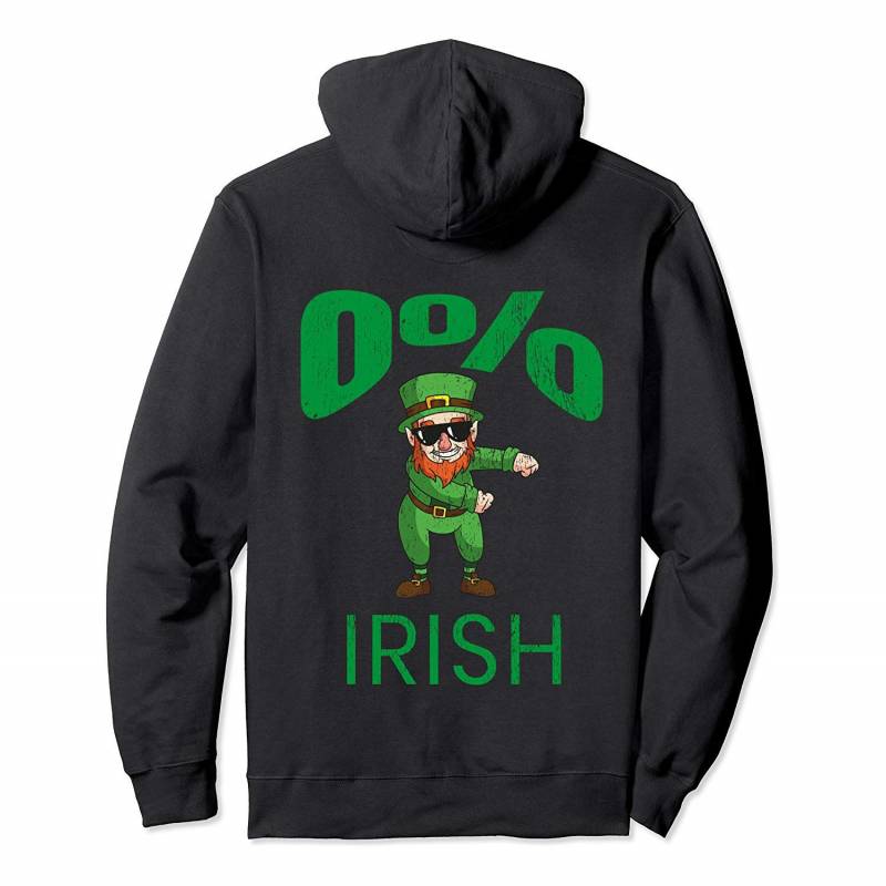 0% Irish Leprechaun Floss Vintage St. Patricks Day Gift Pullover Hoodie