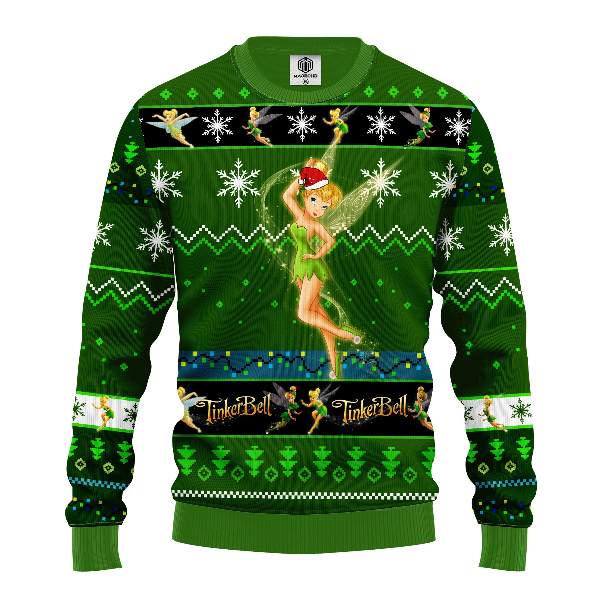 tinker bell ugly christmas sweater green – Amazing Gift idea – thanksgiving gift