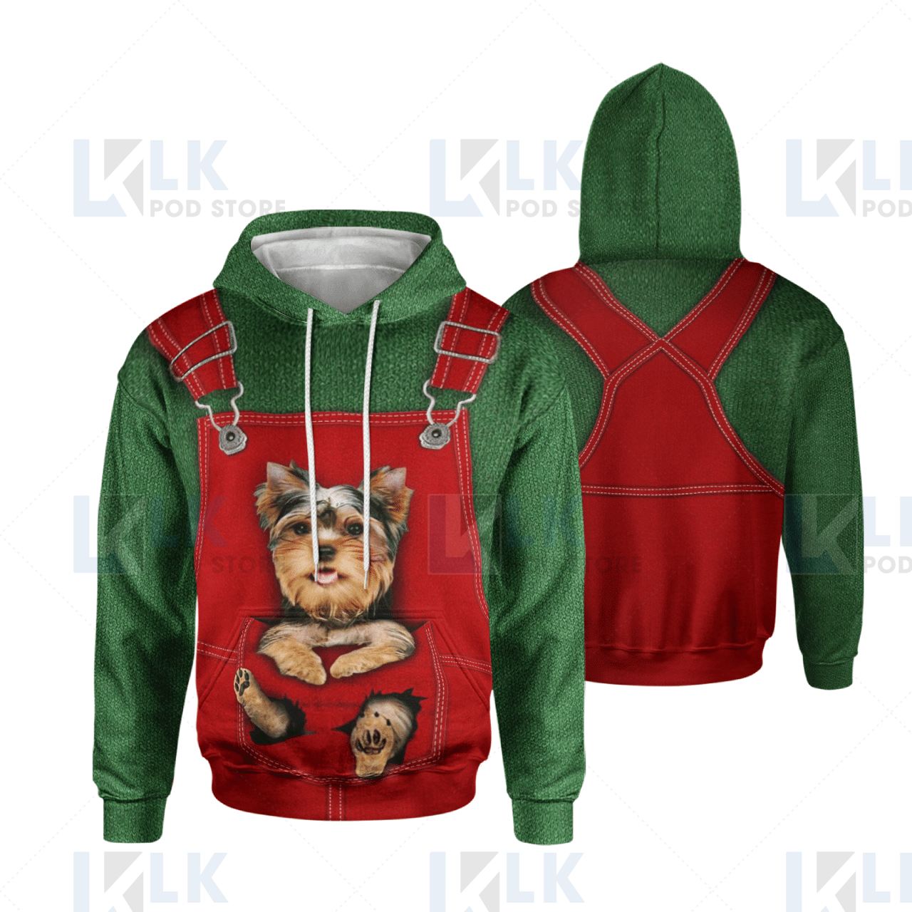 YORKSHIRE TERRIER – HOODIE Overall [10-T]