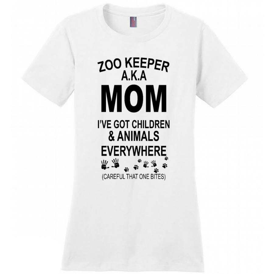 Zoo Keeper AKA Mom I’ve Got Children And Animals Everywhere – District Made Women Shirt