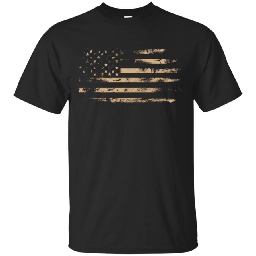 AGR Distressed American Flag T-Shirt USA Patriotic Vintage Tee