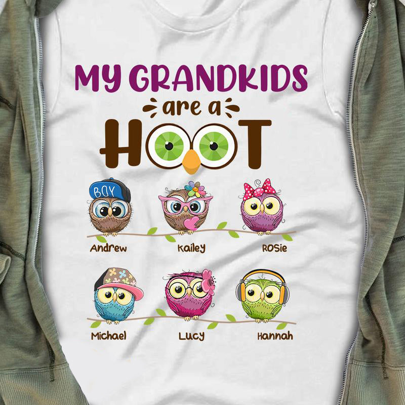 Grandma Owl White, Mom Shirt, Grandma Shirt, Happy Mother’S Day