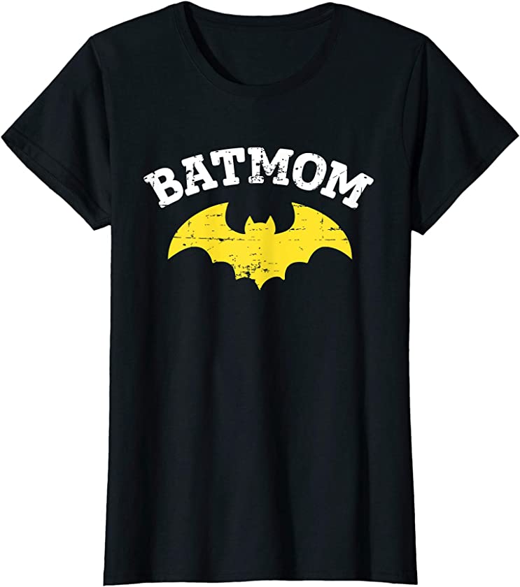 Womens Women Batmom Vintage Mom Mother Mama Gifts T Shirt T-Shirt