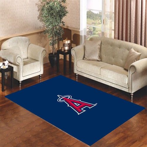 Los Angeles Angels Logo Living Room Carpet Rugs Area Rug For Living Room Bedroom Rug Home Decor