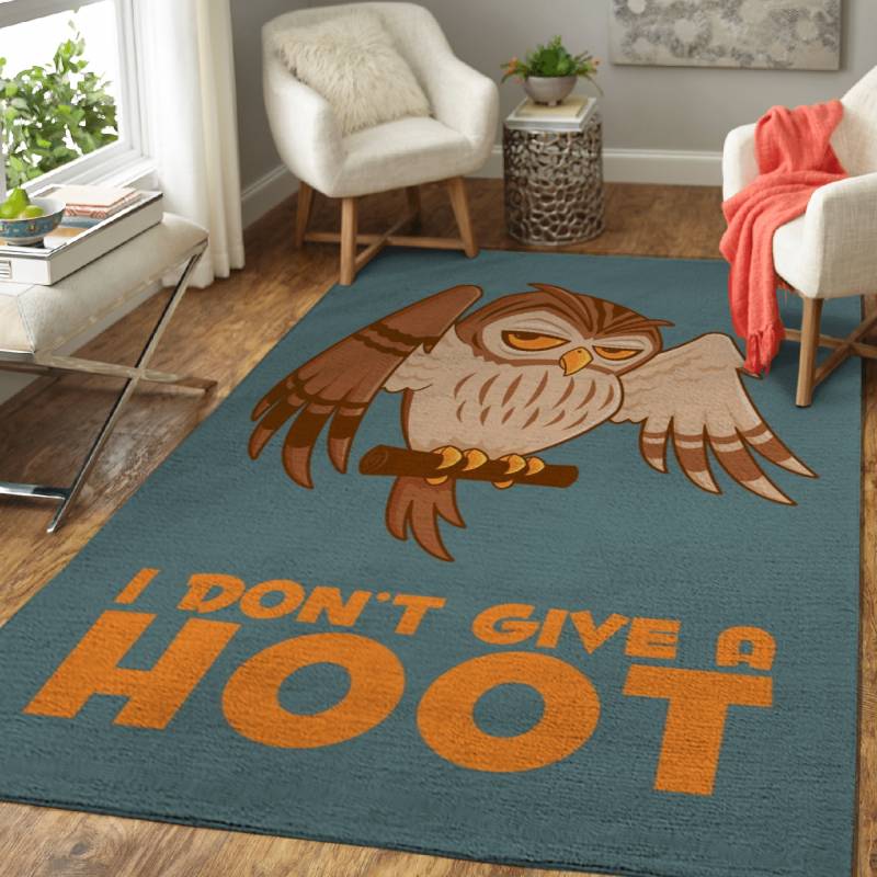 I Dont Give A Hoot Owl – Animals Area Rug Carpet