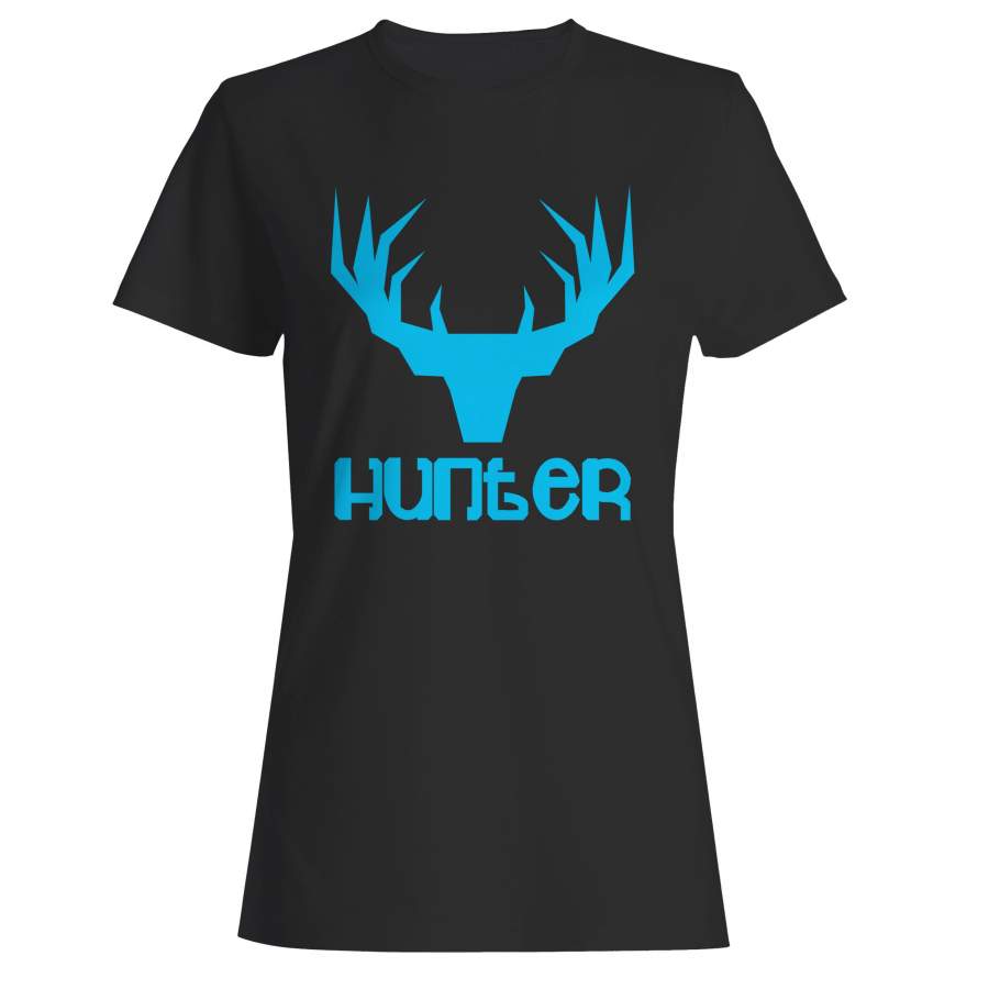 Hunter Geo Buck Funny Hunting Woman’s T-Shirt