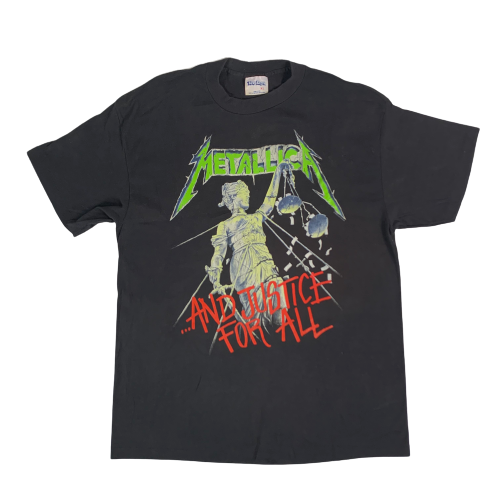 Vintage Metallica “…And Justice For All” 1988-1989 Tour T-Shirt