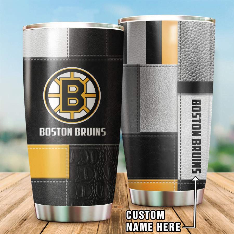 Boston Bruins  Printed Stainless Steel Insulated Tumbler Cup