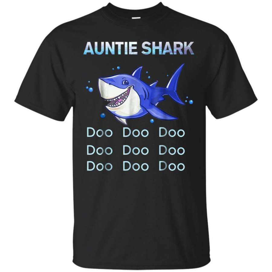 AGR Autie Shark Tshirt Gift For Aunts Jaq T-shirt