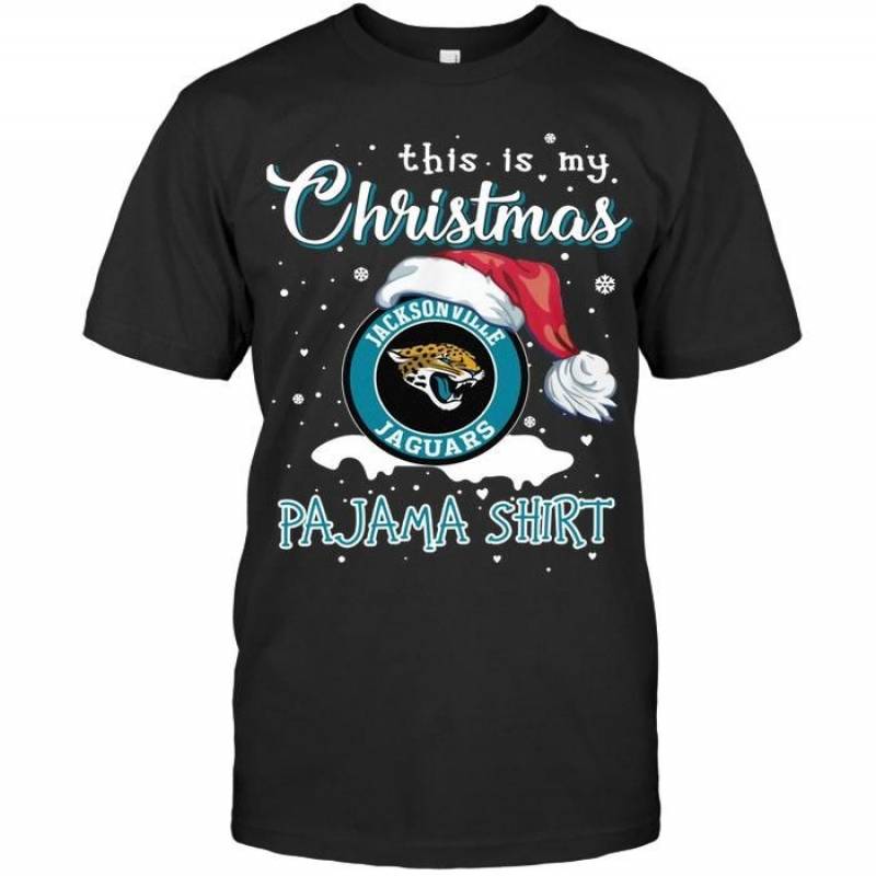 This Is My Christmas Jacksonville Jaguars Pajama Shirt T Shirt