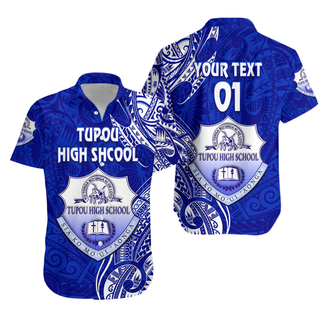 (Custom Personalised) Tonga Tupou High School Hawaiian Shirt Simple Vibes, Custom Text And Number Lt8