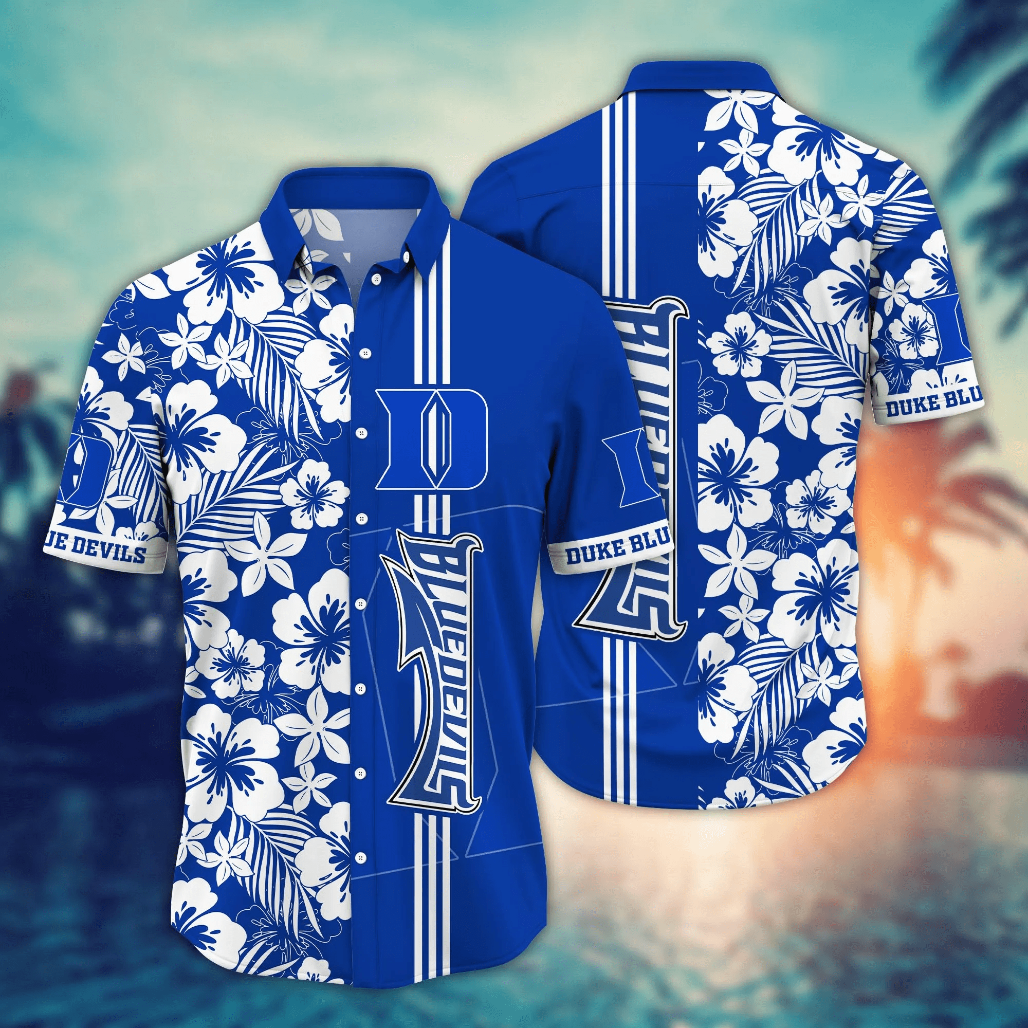 Duke Blue Devils NCCA Hawaiian Shirt Augusttime Aloha Shirt