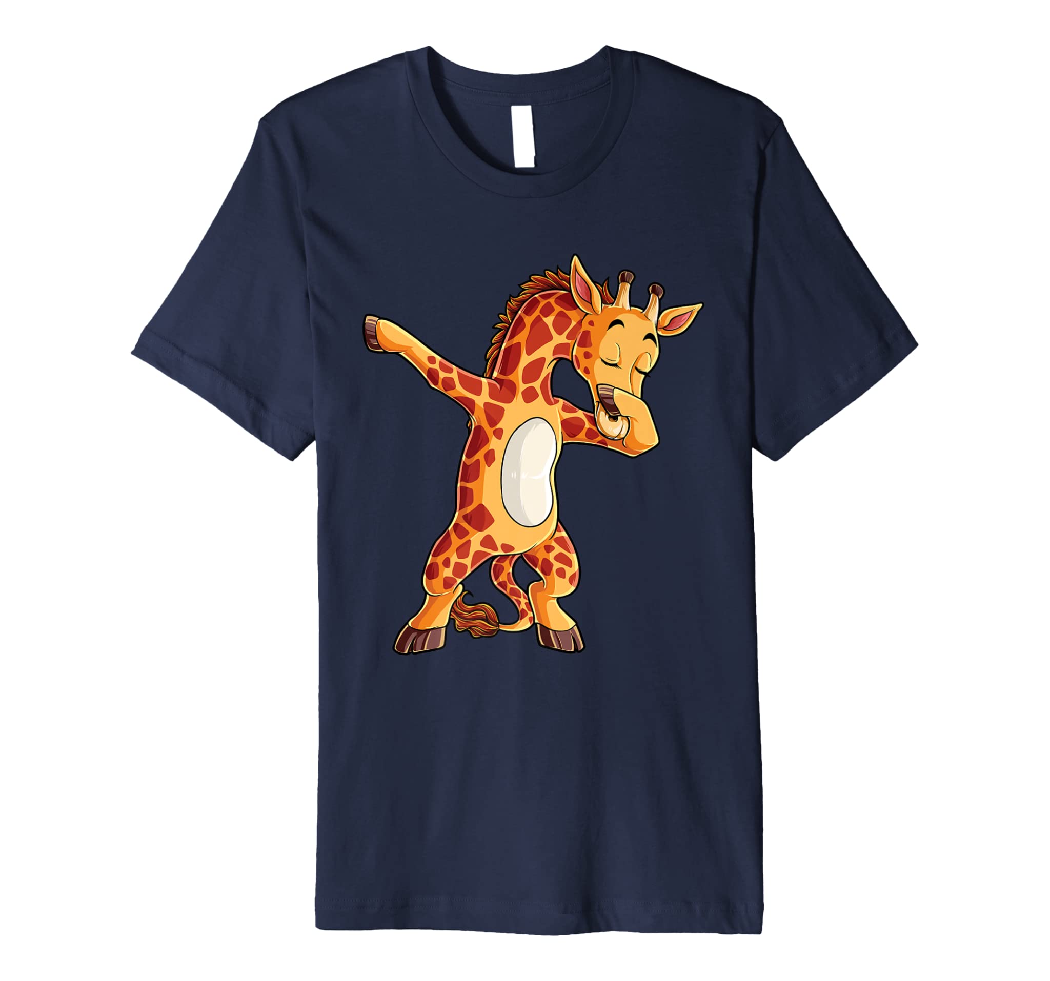 Dabbing Giraffe T shirt Giraffes Funny Dab Dance Tees Gifts