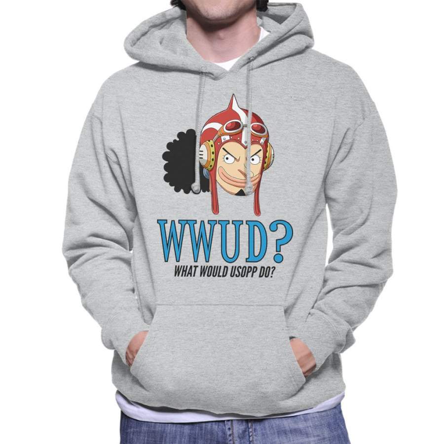 WWUD What Would Usopp Do One Piece Men’s Hooded Sweatshirt