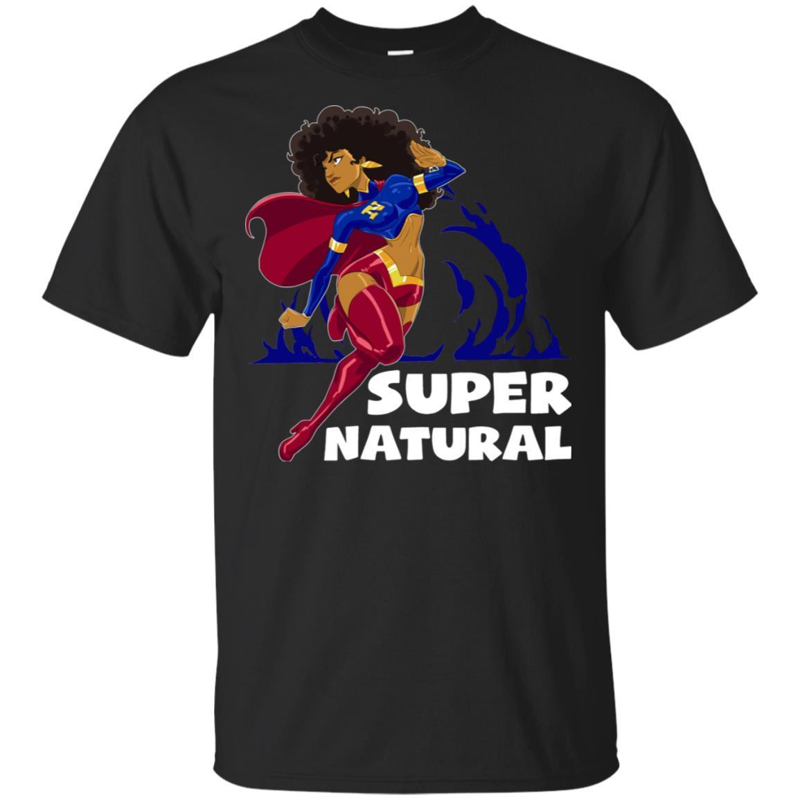 Super Natural Pro Black Girl Hair T-Shirt African American Clothing