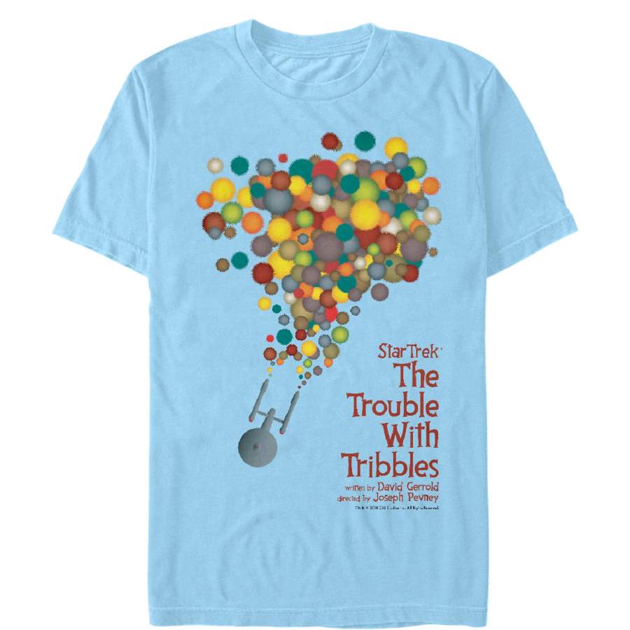 Star Trek Men’s The Trouble with Tribbles Episode Poster  T Shirt