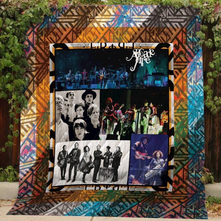 Arcade Fire V2 3D Quilt Blanket HGM1