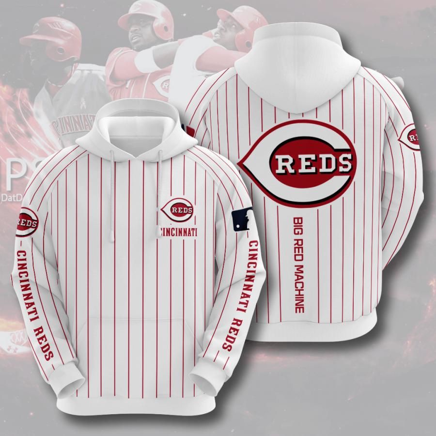 Cincinnati Reds 3D Hoodie 3D Zip Hoodie Custom 3D Hoodie 3D Zip Hoodie Custom Gift Thoodie Zip 3D V6035