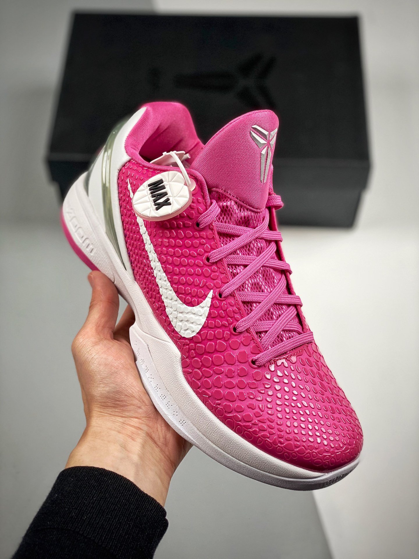 Nike Kobe 6 Protro Think Pink PinkfireMetallic Silver-White 5338392