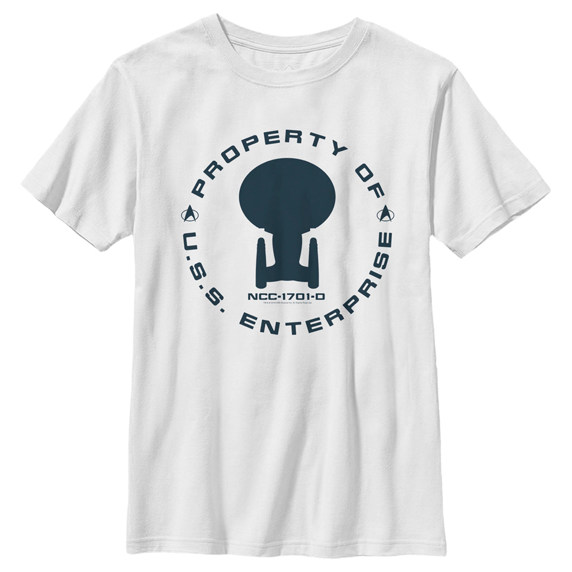 Boy’S Star Trek: The Next Generation Property Of The Uss Enterprise T-Shirt