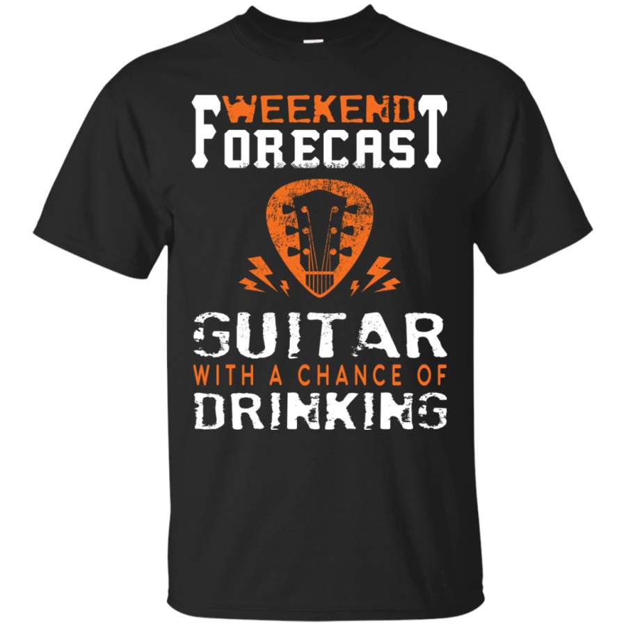 AGR Girls Weekend Shirts Weekend Forecast Guitar Tshirt