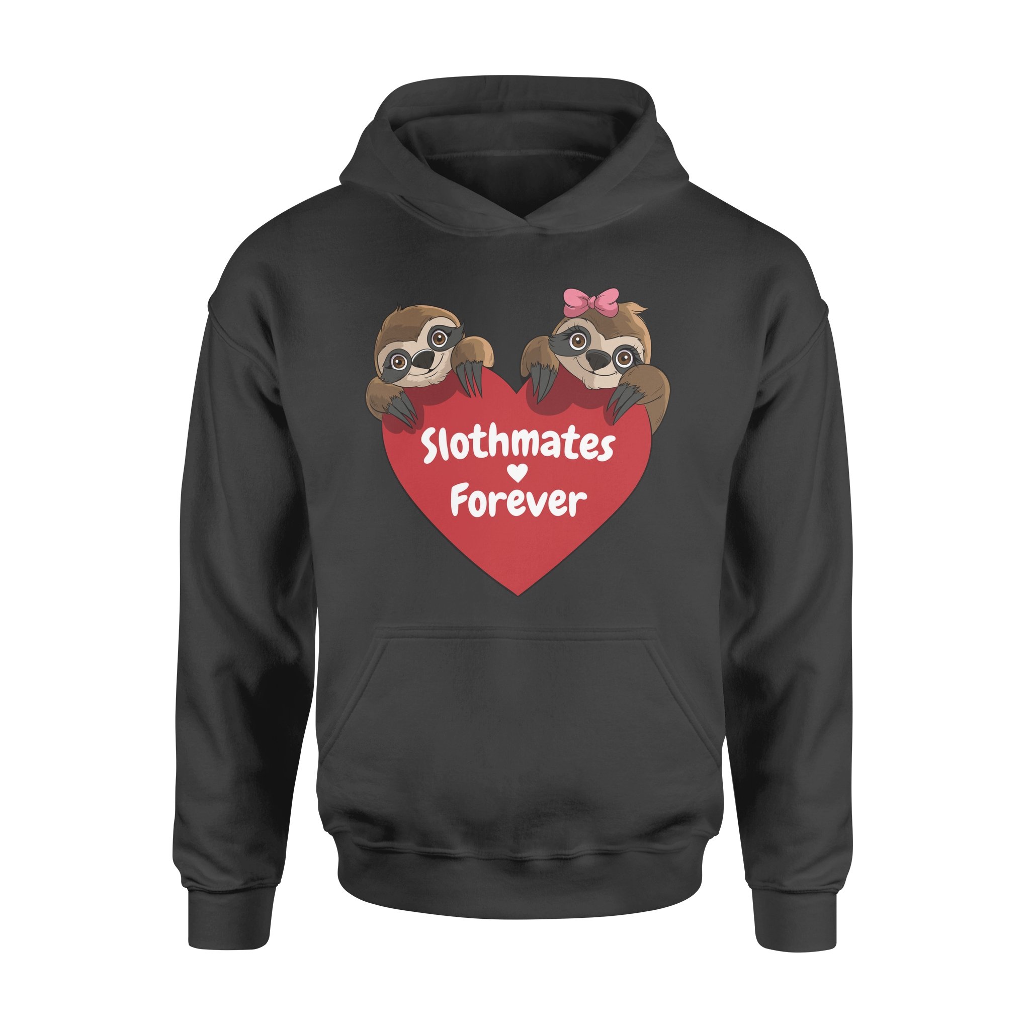Sloth Valentines Girl Couples Sloths Gifts For – Standard Hoodie