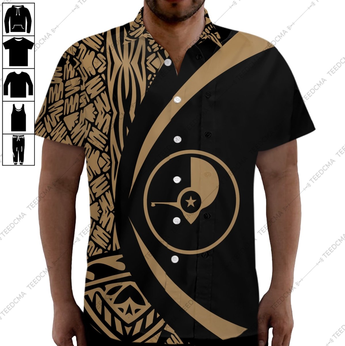 Yap Polynesian Samoan Hawaiian Shirt Plhw0037