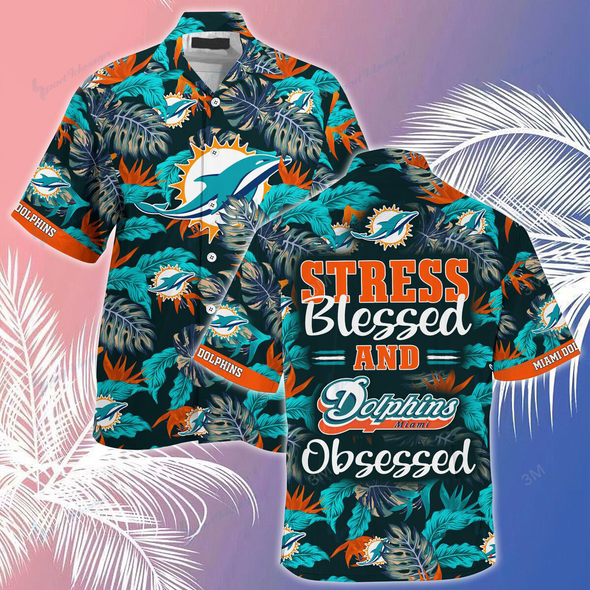 Miami Dolphins Summer Hawaii Shirt 2 Ha39502