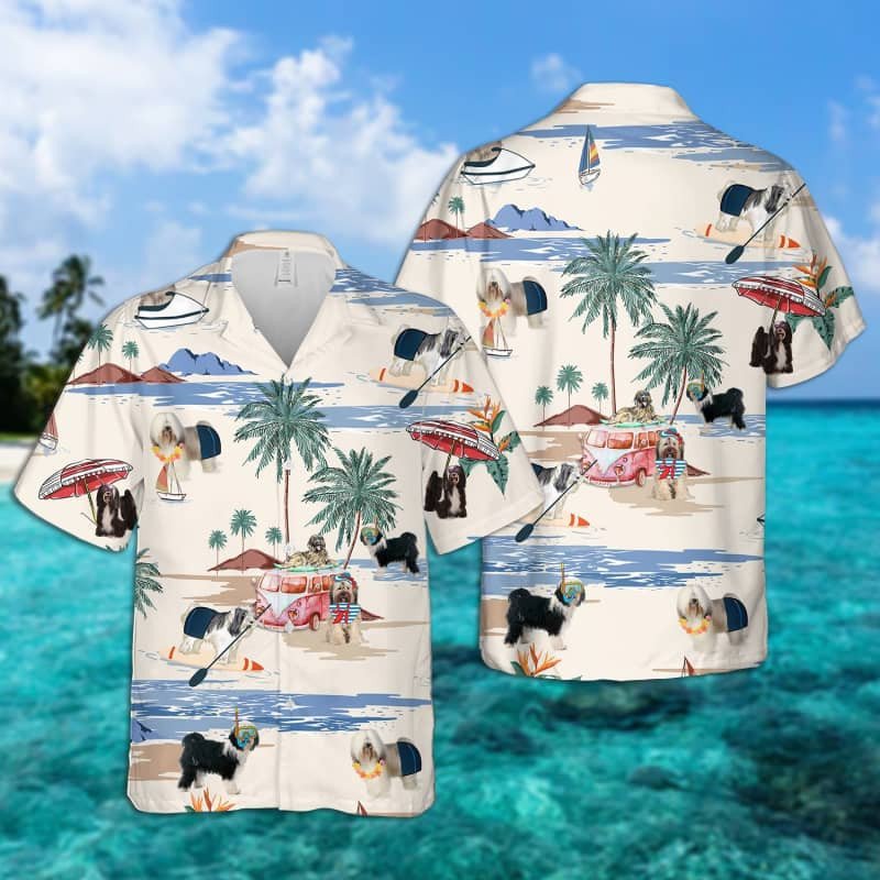 Felacia Tibetan Terrier Summer Beach Hawaii Shirt Ha28506