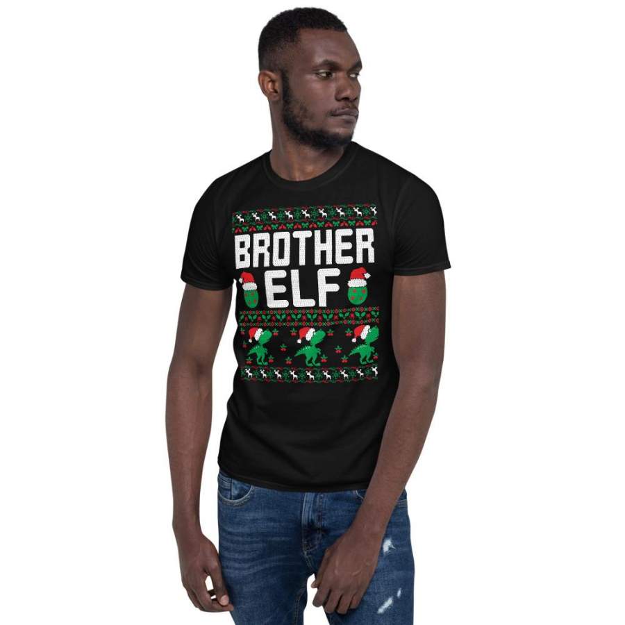 Brother Elf Christmas Ugly Sweater Party Short-Sleeve Unisex T-Shirt