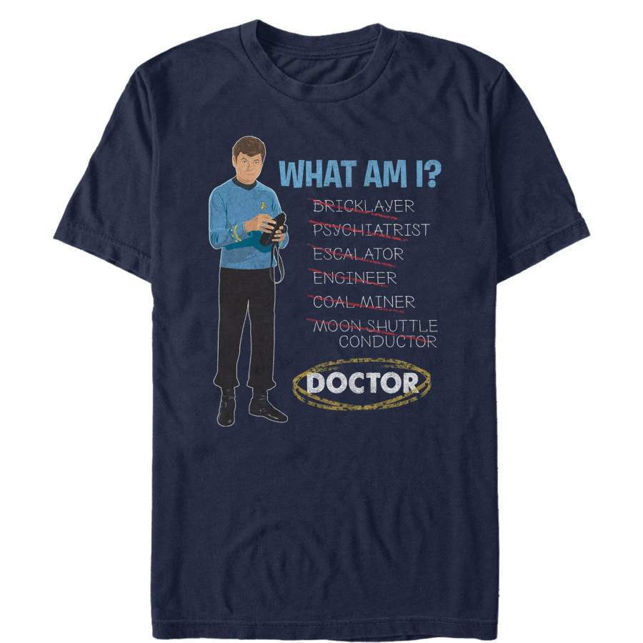 Star Trek Men’s Bones’ Profession  T Shirt