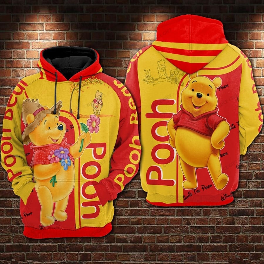 Winnie The Pooh Hoodie 3D 3Ho-T2B0