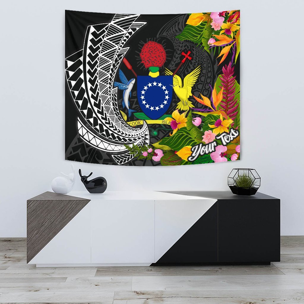 Cook Islands Tapestrys – Custom Personalised Seal Spiral Polynesian Patterns – BN01