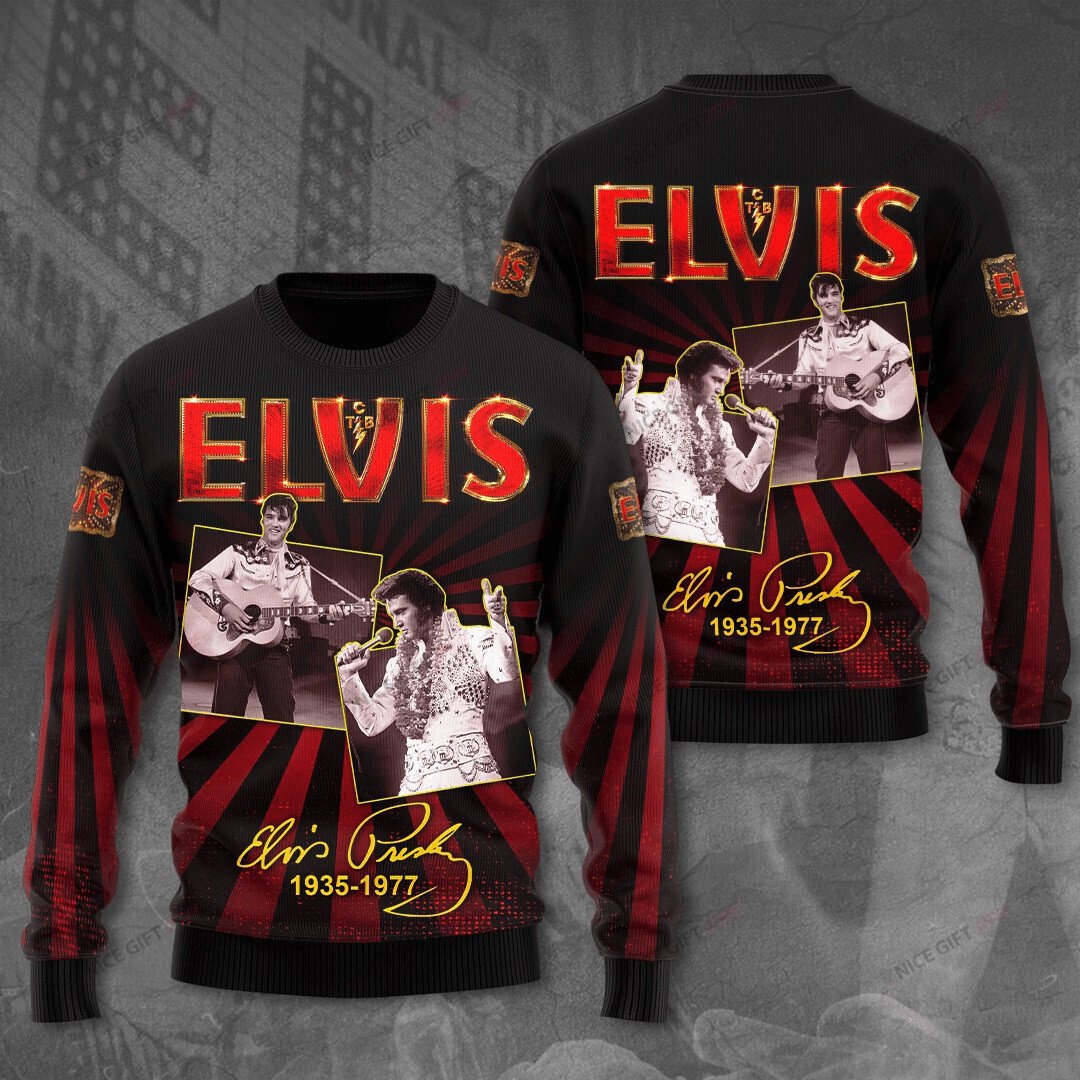 Elvis Presley Crewneck Sweatshirt 3Cs-P7H7