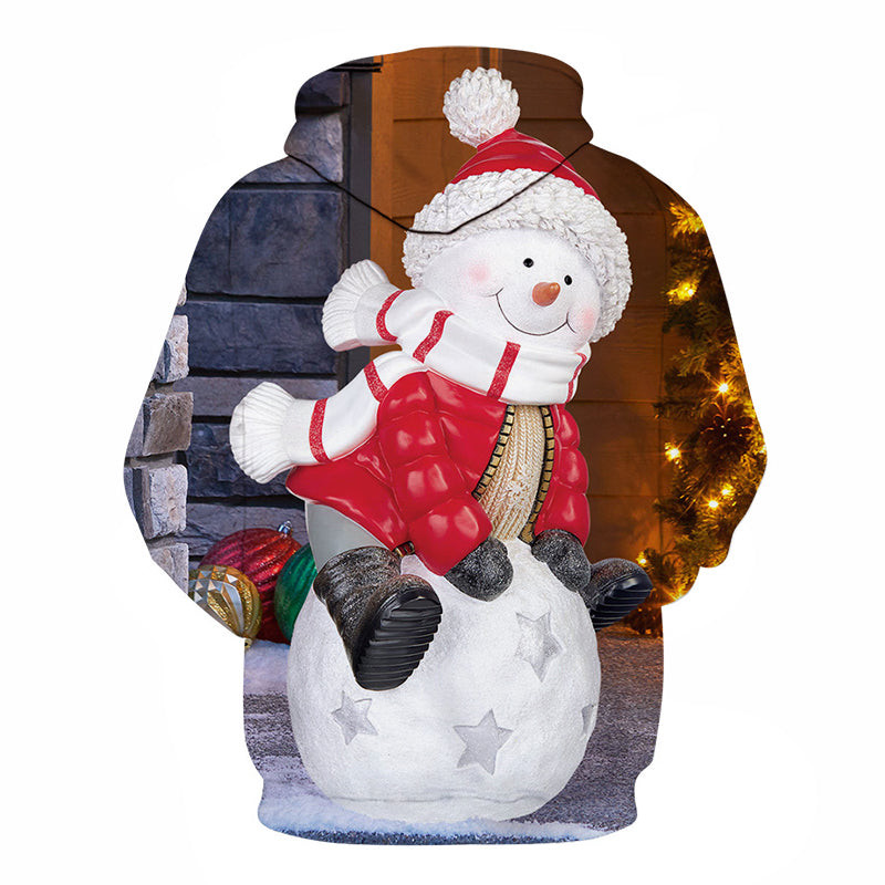 Junior Snowman Christmas Hoodie – Sweatshirt, Hoodie, Pullover