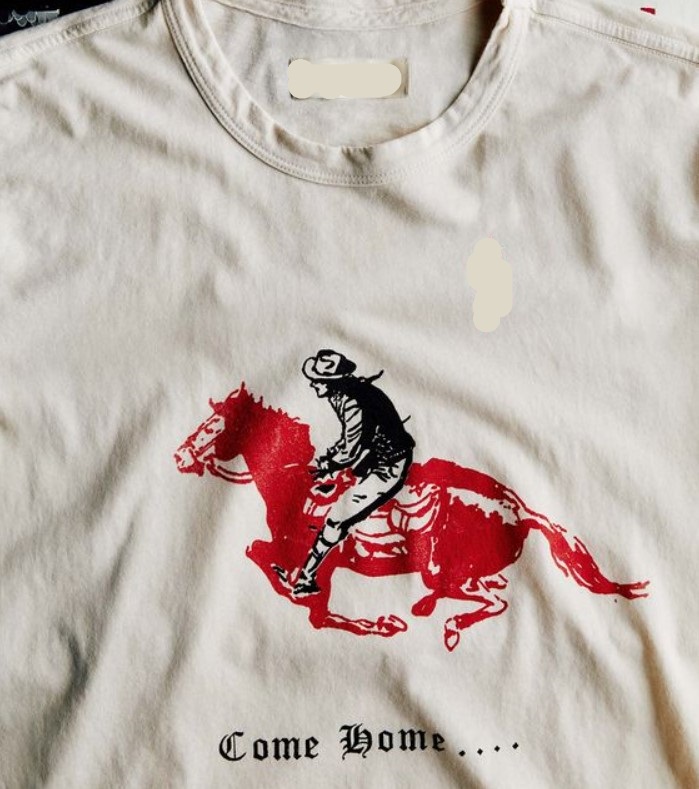 Come Home Wild West Cowboy Horse Riding Tee Shirt Outfit