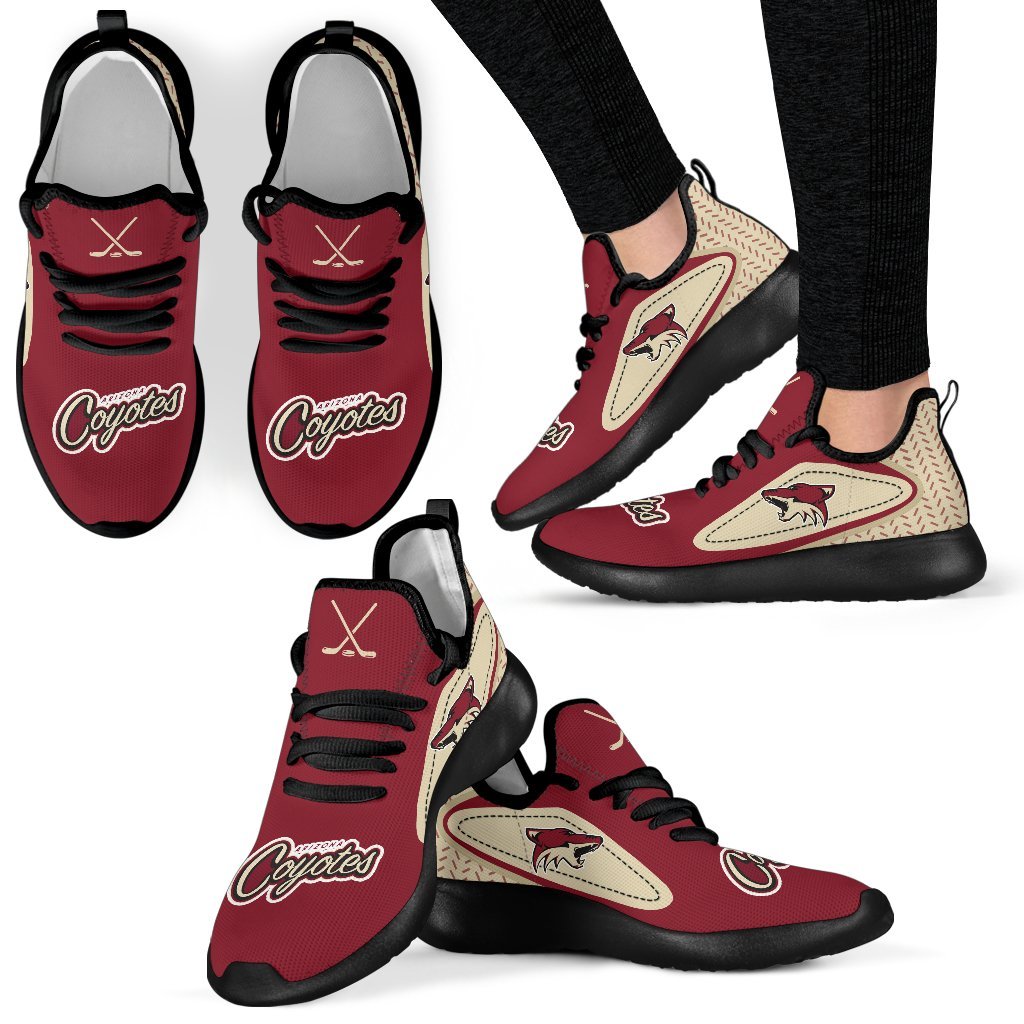 Colorful React Arizona Coyotes Mesh Knit Sneakers