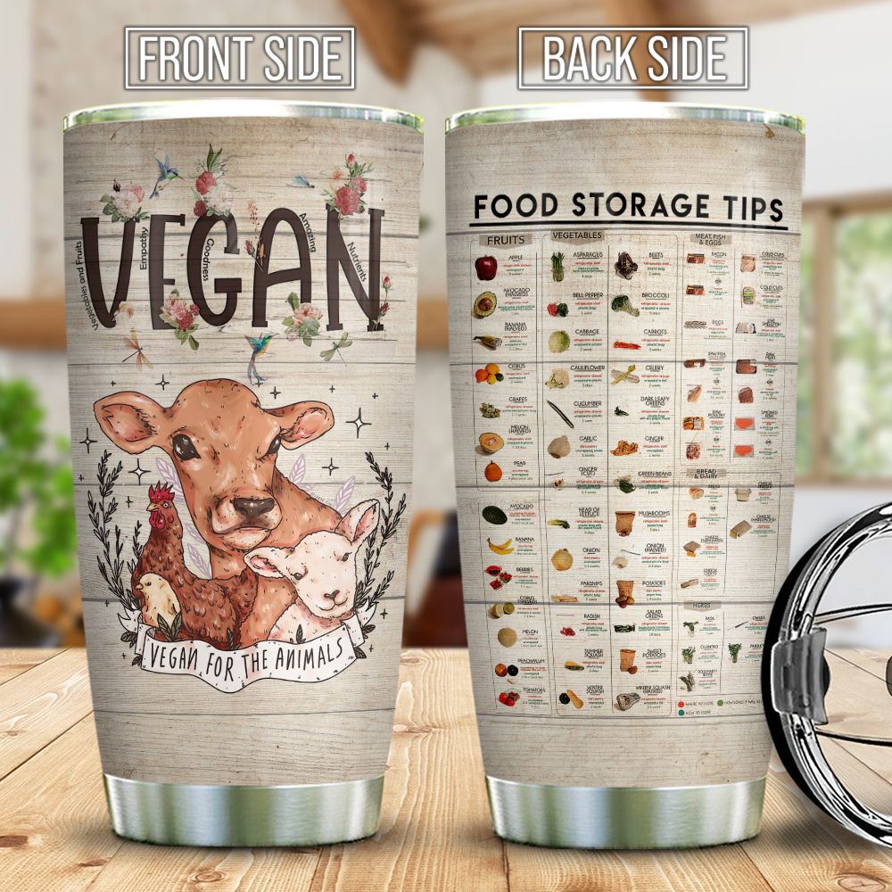 Vegan For Animals Ablz2309006Z Stainless Steel Tumbler