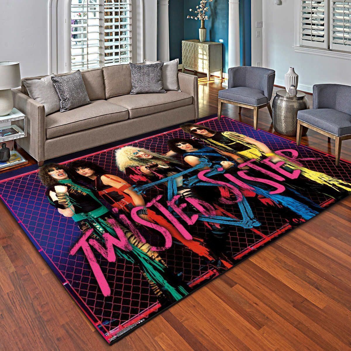 Twisted Sister Group Rugs, Living Room Bedroom Carpet