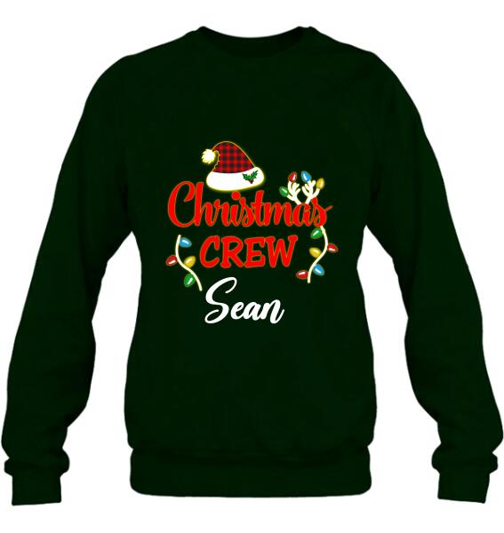 Custom Personalized Family Christmas Shirt – Christmas Gift For Family – Christmas Crew