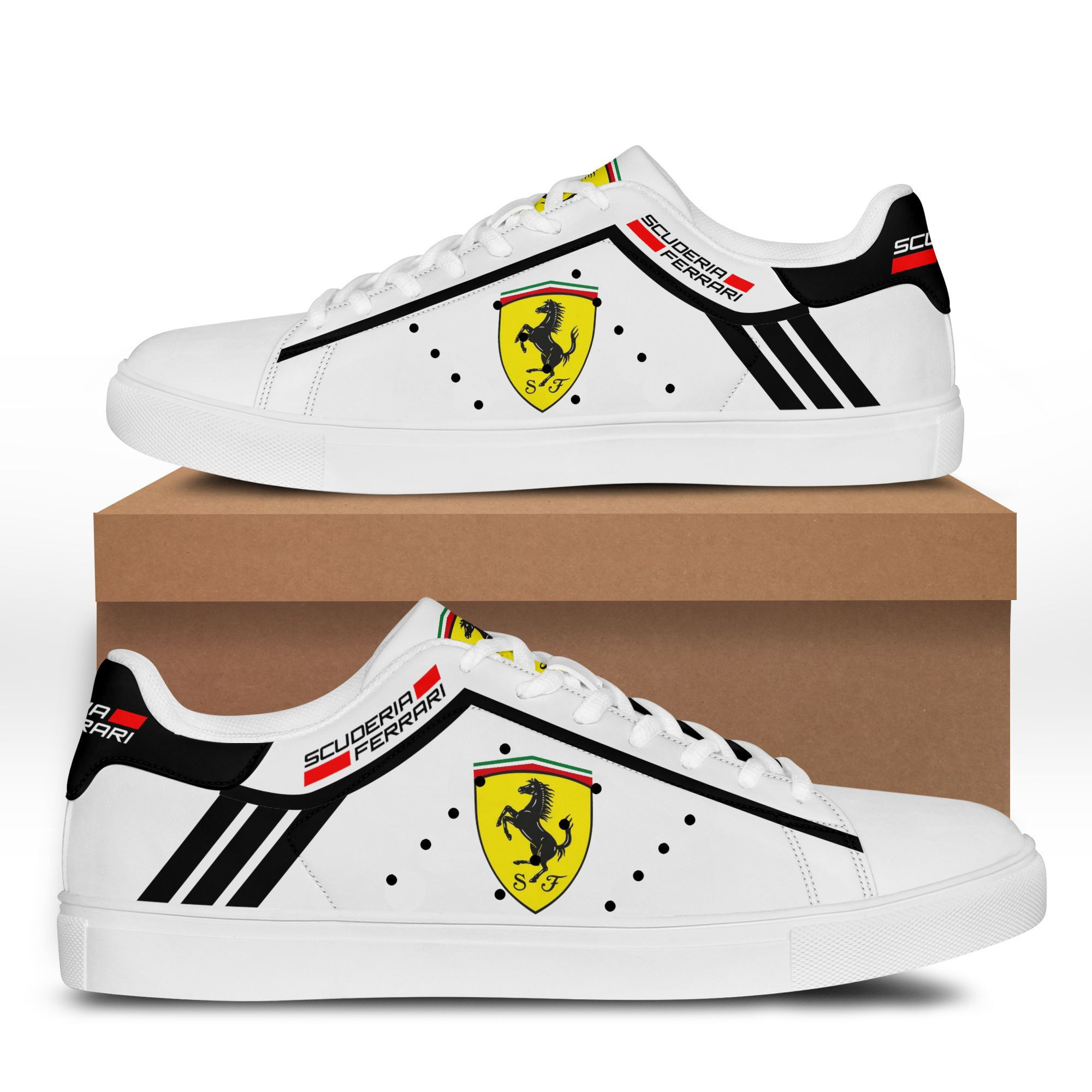 Scuderia Ferrari Sneaker Shoes Ver 1 (White)