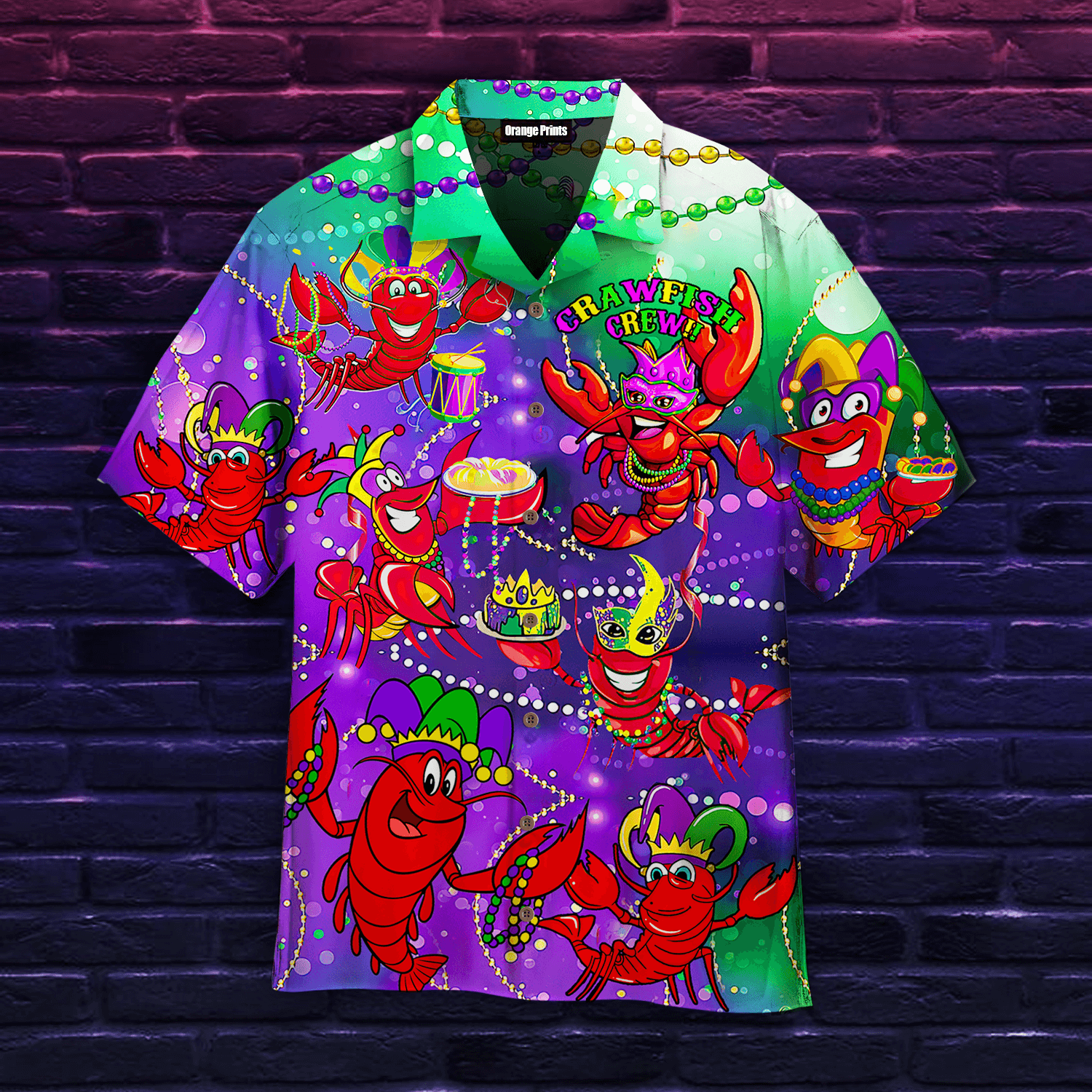 Mardi Gras Crawfish Crew Hawaii Shirt For Men And Women Ha73580