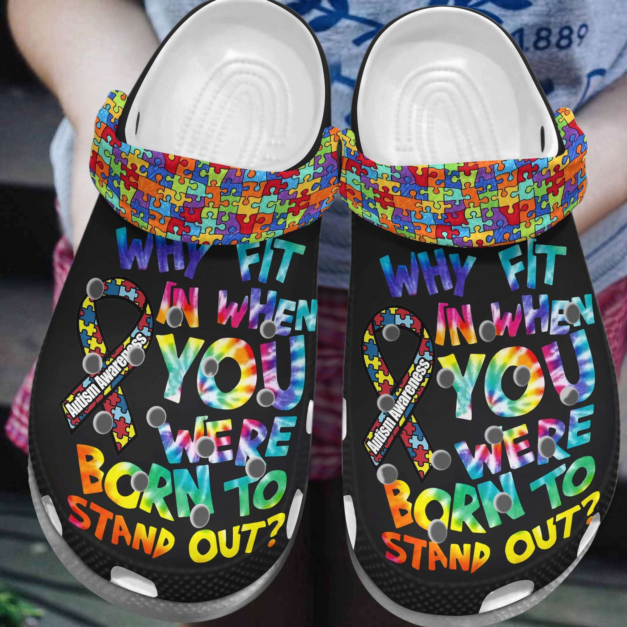 Autism Awareness Day Why Fit In When You Were Born To Stand Out Puzzle ...