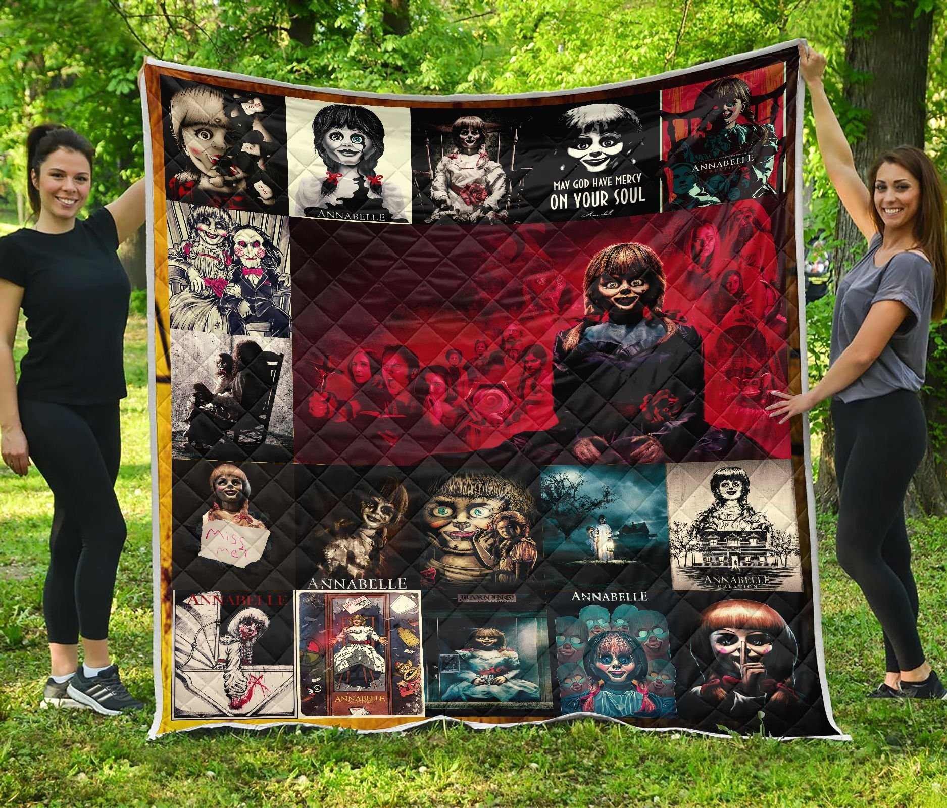 Annabelle Halloween Quilt Blanket