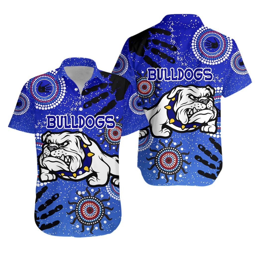 Bulldogs Hawaiian Shirt Indigenous Country Style K36