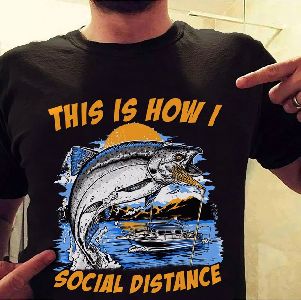 This Is How I Social Distance Standard Men T-Shirt