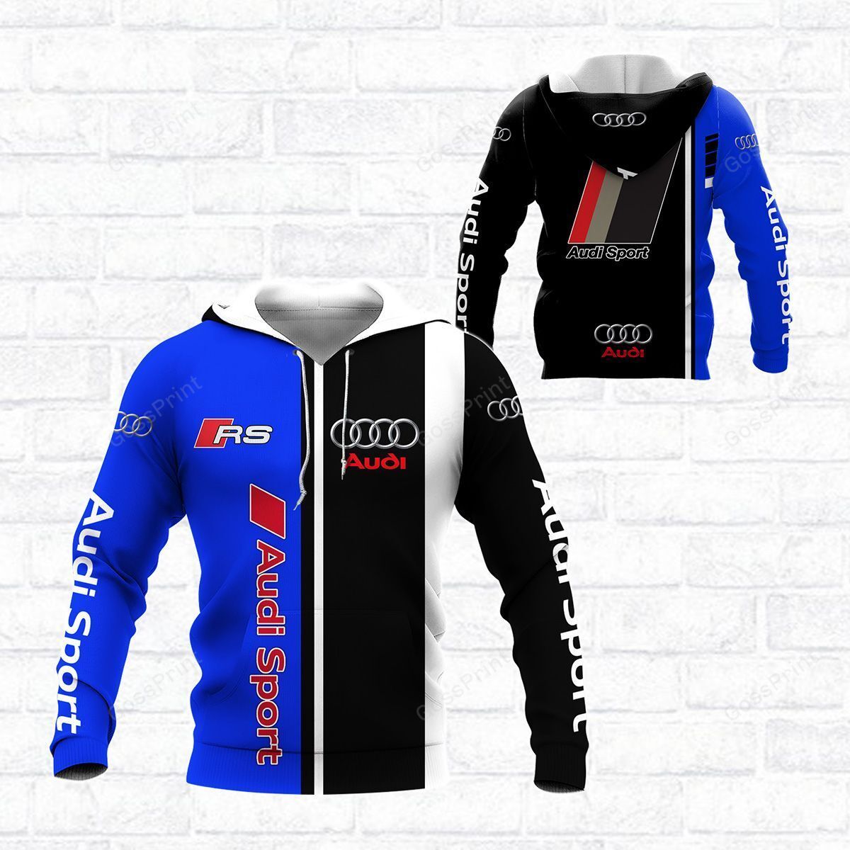 3D All Over Printed Audi Shirts Ver 91