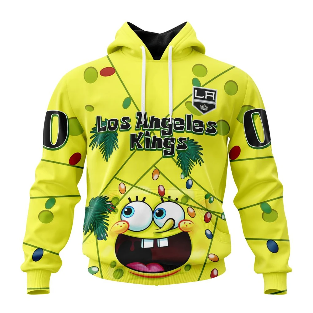 Hoodie Los Angeles Kings, Specialized Jersey With Spongebob V0122 Qtnhl080524A3265Hd