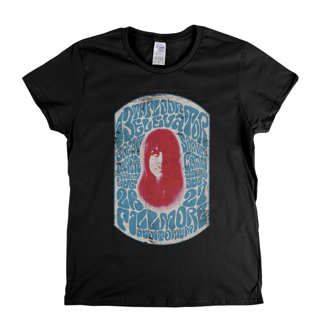 Grace Slick Fillmore Poster Womens T-Shirt